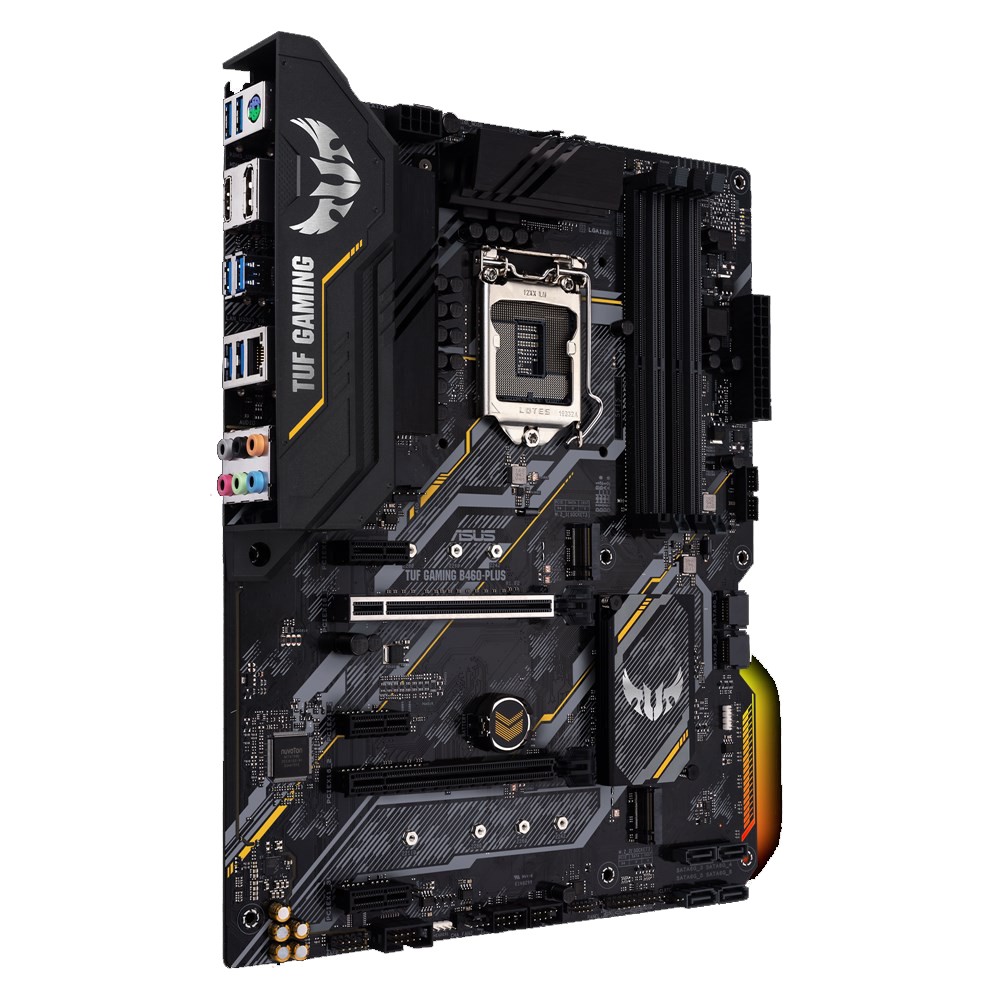 华硕主板b460接口图解,华硕b460m主板插线图 华硕(asus)tuf gaming b460-plus 电竞游戏主板(1200针)