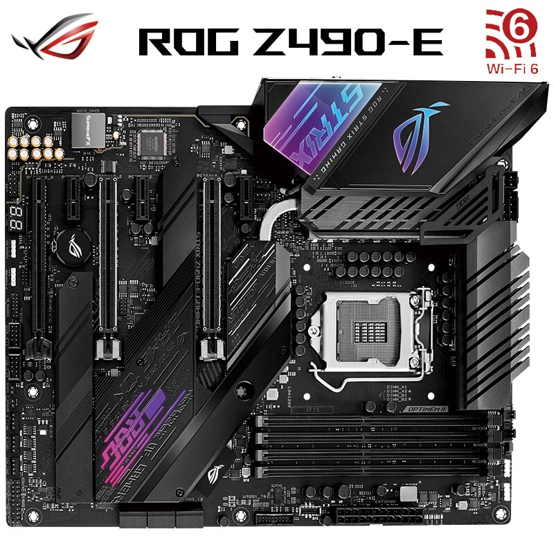 华硕(asus)rog strix z490-e gaming游戏 主板(intel z490/lga 1200)