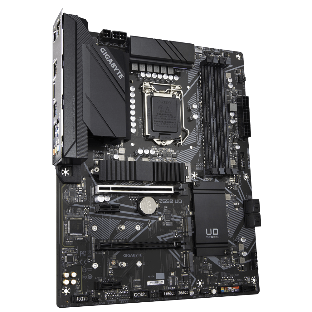 技嘉z590主板z590udatx1200针